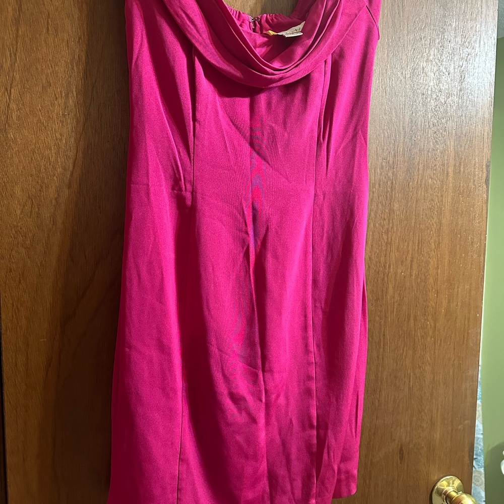 Elegant Pink Mini Dress